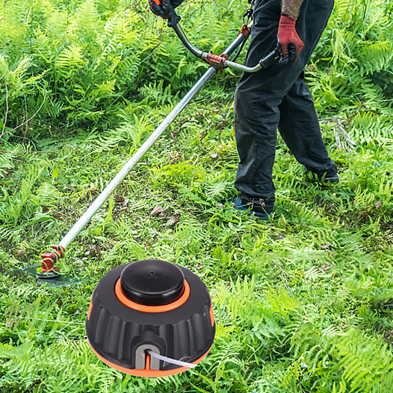 Testina Tagliaerba Per Decespugliatore - Lama 5 Foglie In Manganese, Diametro 15cm Per Giardino - Foto 5