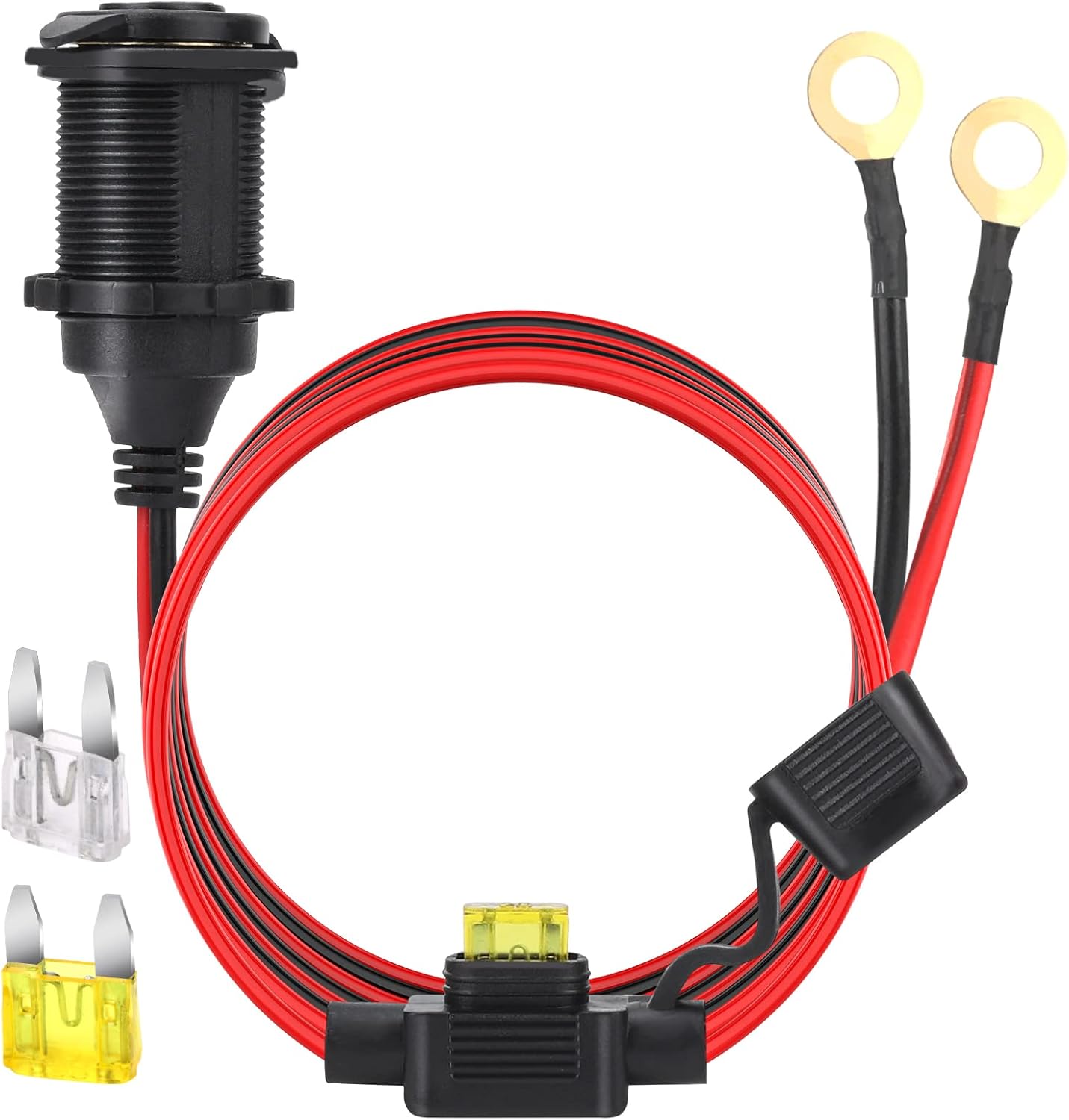 Presa accendisigari DC 12V-24V 120W Doppio foro perBarca, Auto