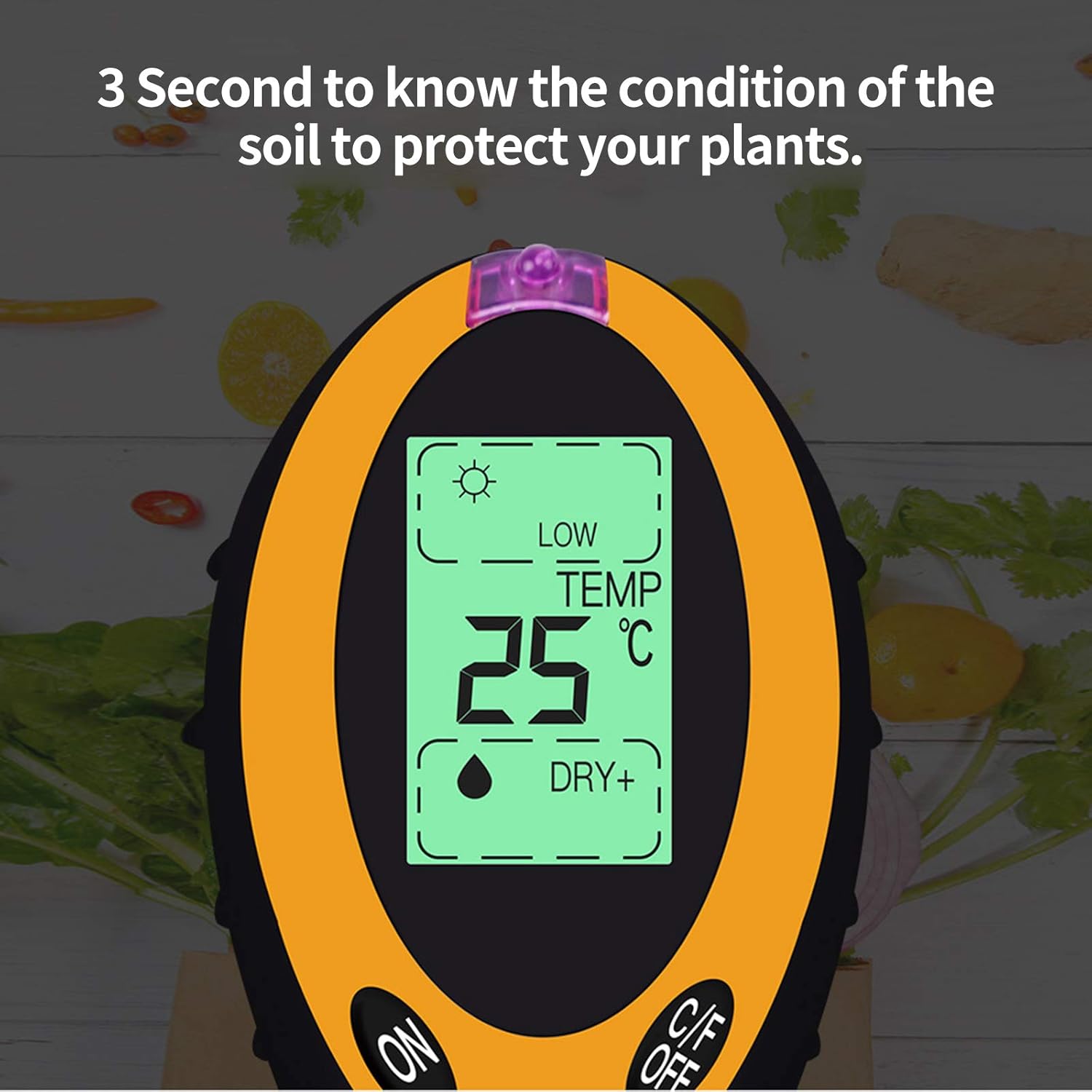 Testeur D'humidité De Sol 4 En 1, Kit De Test Numérique Du Sol, PH, Température, Soleil, Humidité, Acidité Avec écran LCD Rétroéclairé Pour Jardin, Pelouse, Agriculture, Plantes D'intérieur (1 Pièce) -Promos Brico Forte Boutique AAHKMJXYDAFdJAOAIMEbOAchlkWZ0oakZn uVZ0mPidMNbILvCvspZ4oG3fPgIqc1P2JRraGwSNxNIF1tNQVygeaNXgkMCqHbAl 0fdwNuJUsQ==