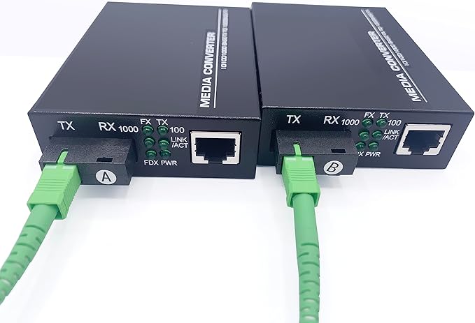 Convertisseurs fibre optique 1G Elfcam - Vue produit