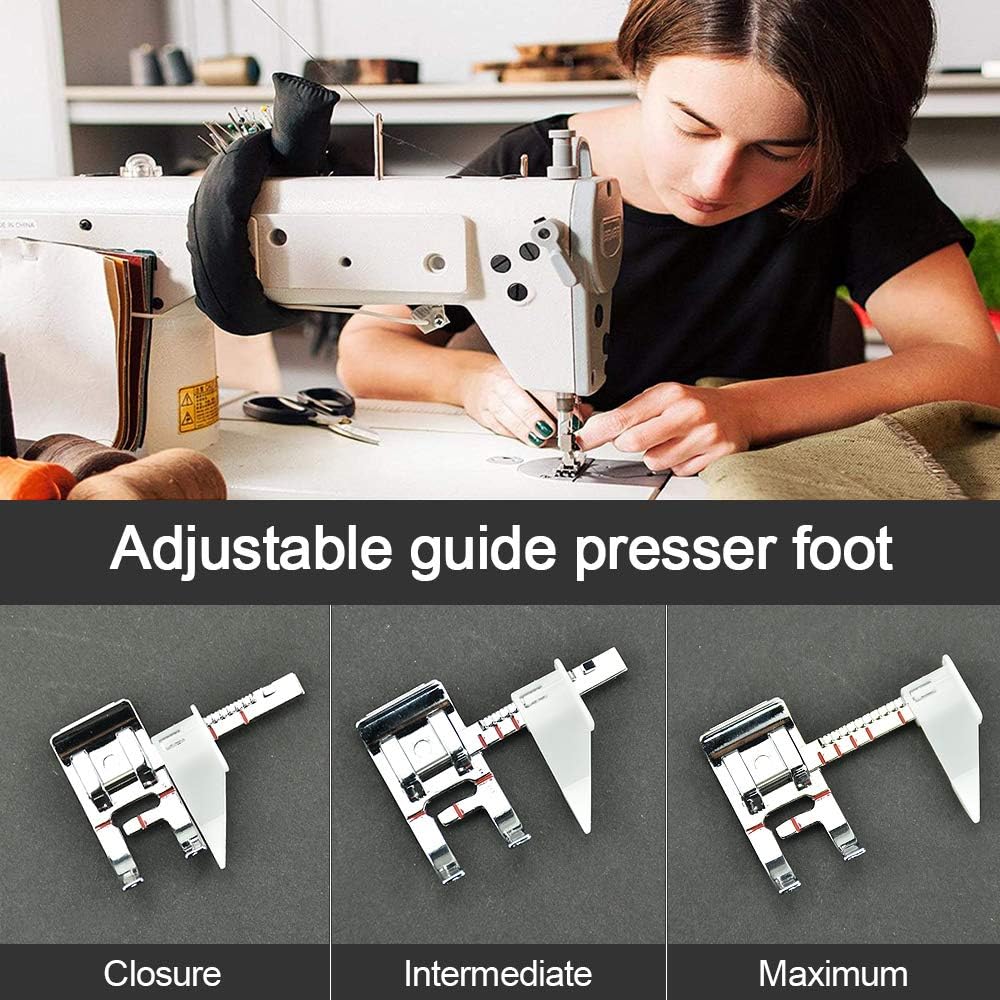 HIASDFLS 2 Pezzi Piedino Regolabile Piedino Guida Per Cucire Piedino Macchina Da Cucire Piedino Con Scatola Di Plastica Piedino Guida Regolabile Per Singer Brother Janome Kenmore -Assistenza Domiciliare AAHKMJXYDAFdJAOAIMEbOAchlkWZ0oakZn uVZ0mPidMNbILvCvspZ4oG3fPgIqc1P2atdUUBqBzI71NY2RMrSies3IfiayXxzG8QYVH9 0KFg==