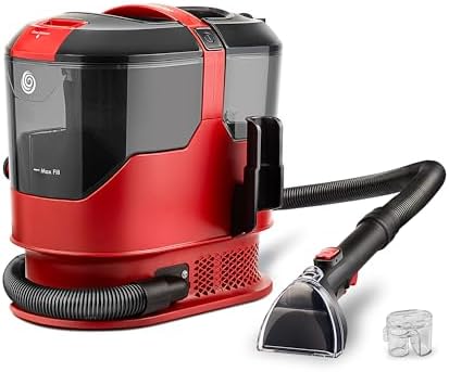 Vacmaster Shampouineuse, Détacheur, Nettoyeur Portable, Tapis, Intérieur de Voiture, Canapés, Design Compact, Puissant 17KPA