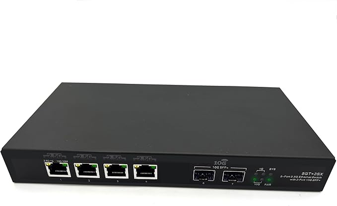 Elfcam 10G Fiber Switch – Vorderansicht