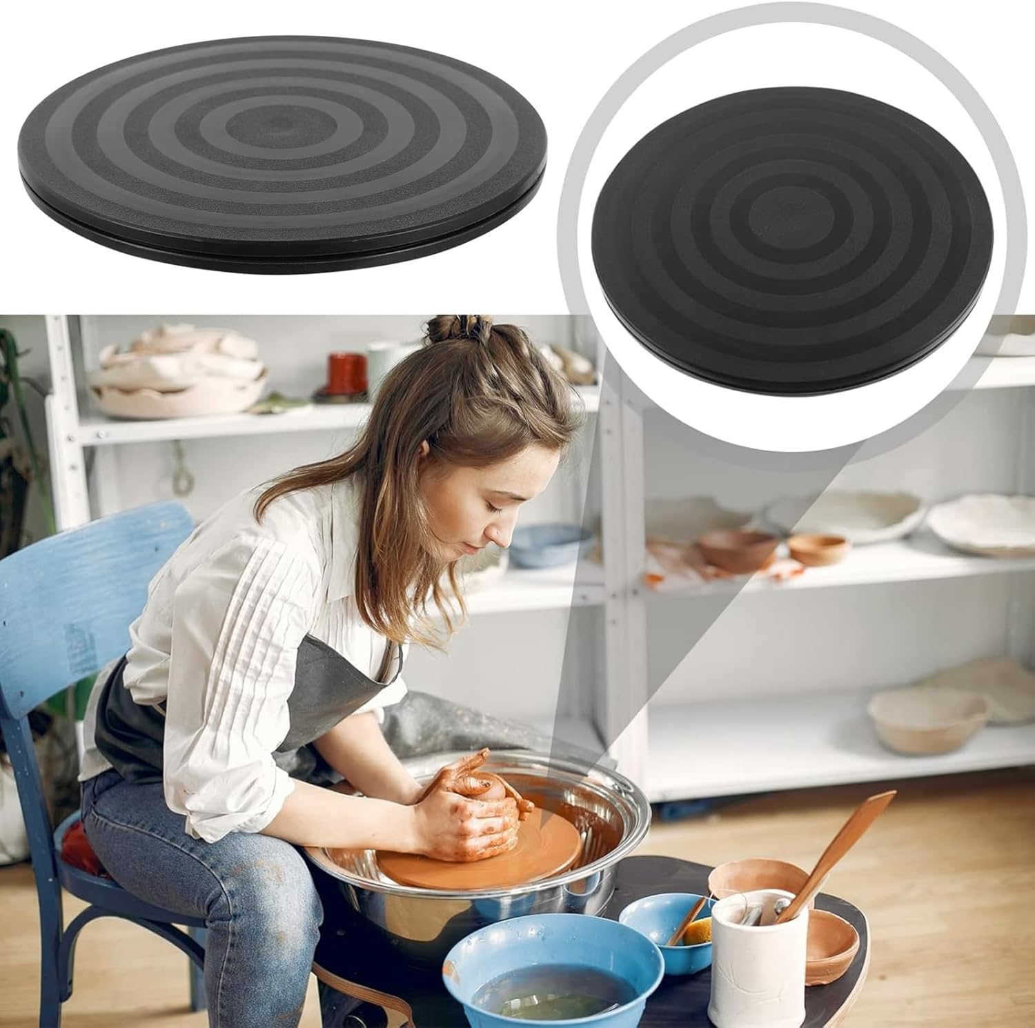 Victrola Set 3 Aghi Di Ricambio Per Giradischi Portatile ITNP-Y1 - Compatibili Con VSC-550, VSC-550BT, ITVS-550, Colore Bianco