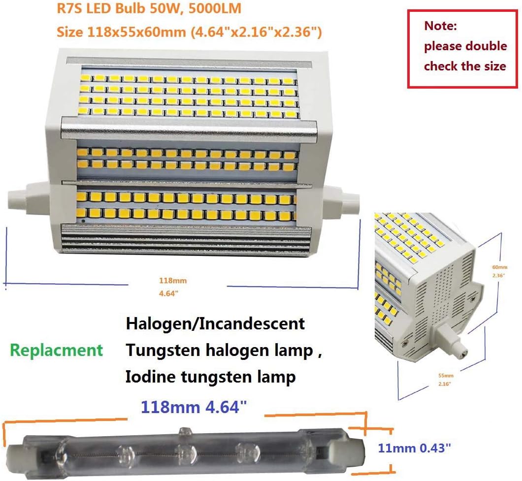 Ampoule LED R7S 50W Lumière Chaude Dimmable 3000k Double Extrémité J118 Type J 118mm 4.64 Projecteur LED 5000LM Equivalent 500W Halogène Lampadaire 200 Degrés Intérieur Et Extérieur (3000k) -OSRAM || EUROPALAMP Soldes Boutique AAHKMJXYDAFdJAOAIMEbOAchlkWZ0oakZn uVZ0mPidMNbILvCvspZ4oG3fPgIqc1P2nn1cPdX2IdZoHeEKkF5dXD XfCRWnIlQlsMUac2miIw==