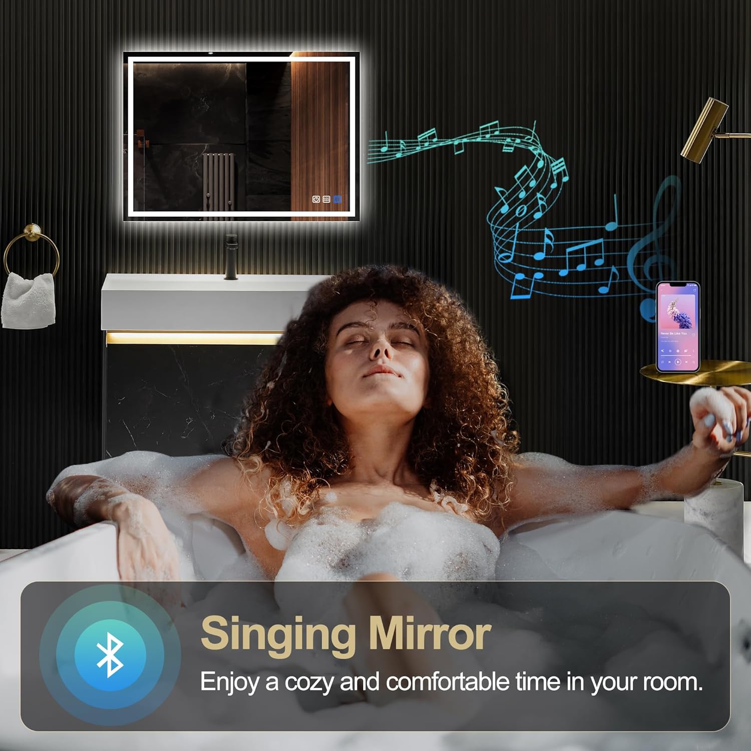 Miroir lumineux salle de bain