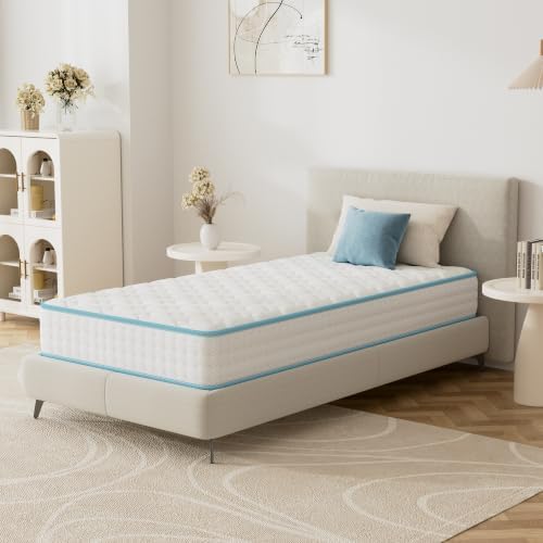 DEWINNER Matelas 90x190 cm,Mousse à Mémoire de Forme,Épaisseur 18 cm | Réversible Double Face, Soutien Ergonomique 7 Zones, Tissu Tricoté Doux et Respirant, Certifié Oeko-Tex