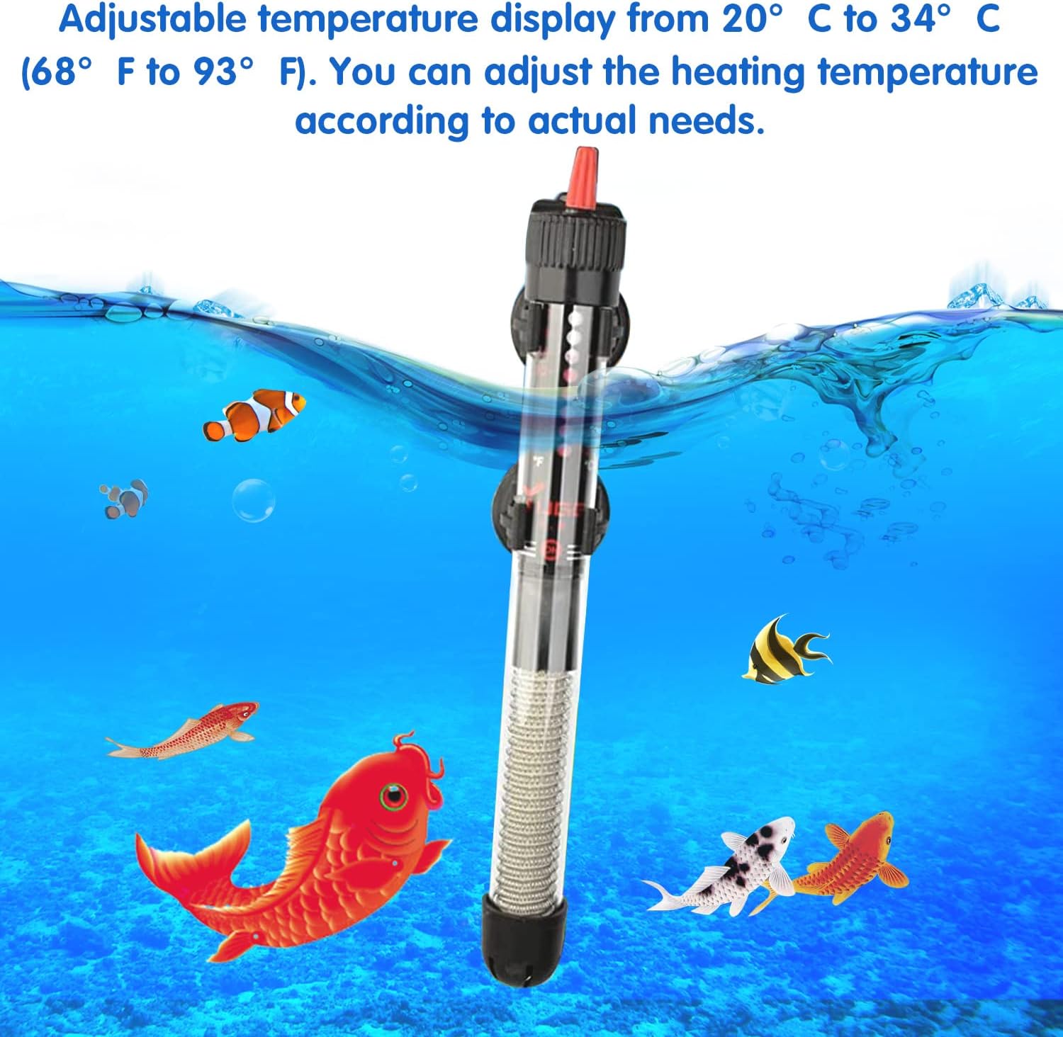 Chauffe-aquarium - Petit Chauffe-aquarium Submersible | Chauffage D