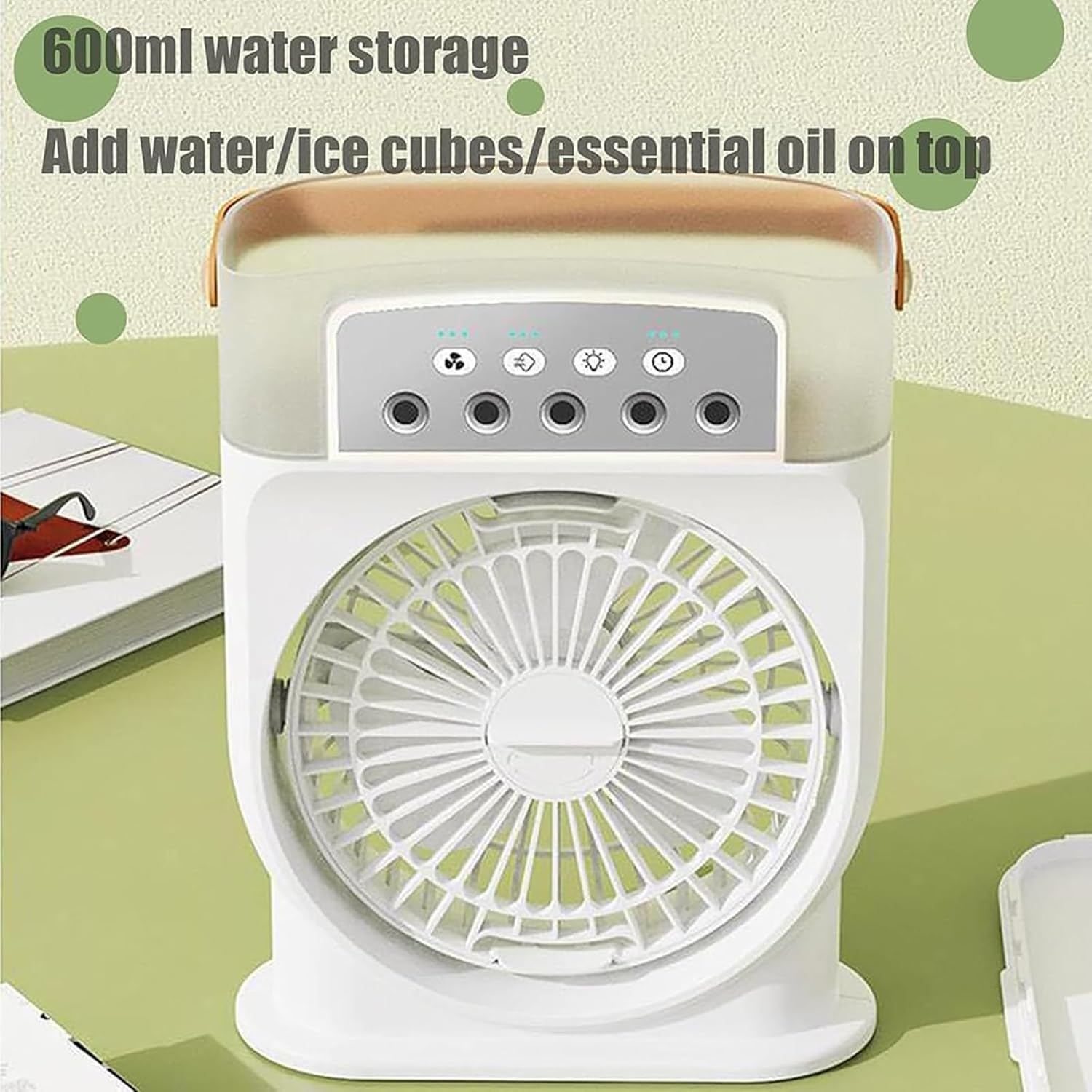 Nedis COOL115CBK-Raffreddatore D'aria Mobile 3in1 80W/230V Bianco Telecomando - Foto 3