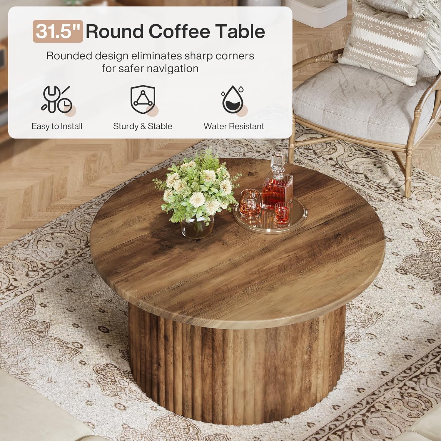 Runder Couchtisch Modern Design 1