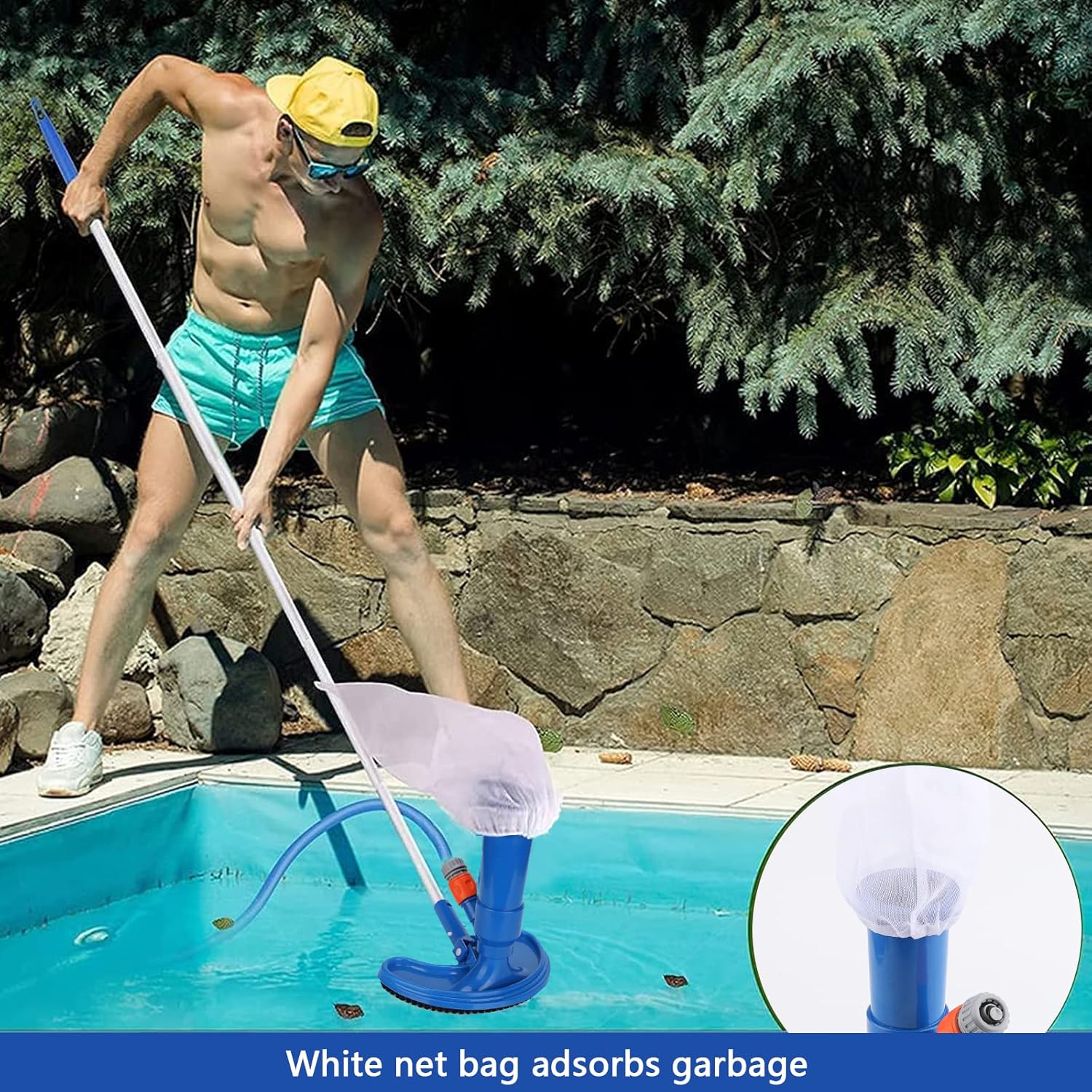 Portable Pool Vacuum Cleaner Above Ground Pool Vacuum Cleaner Pool