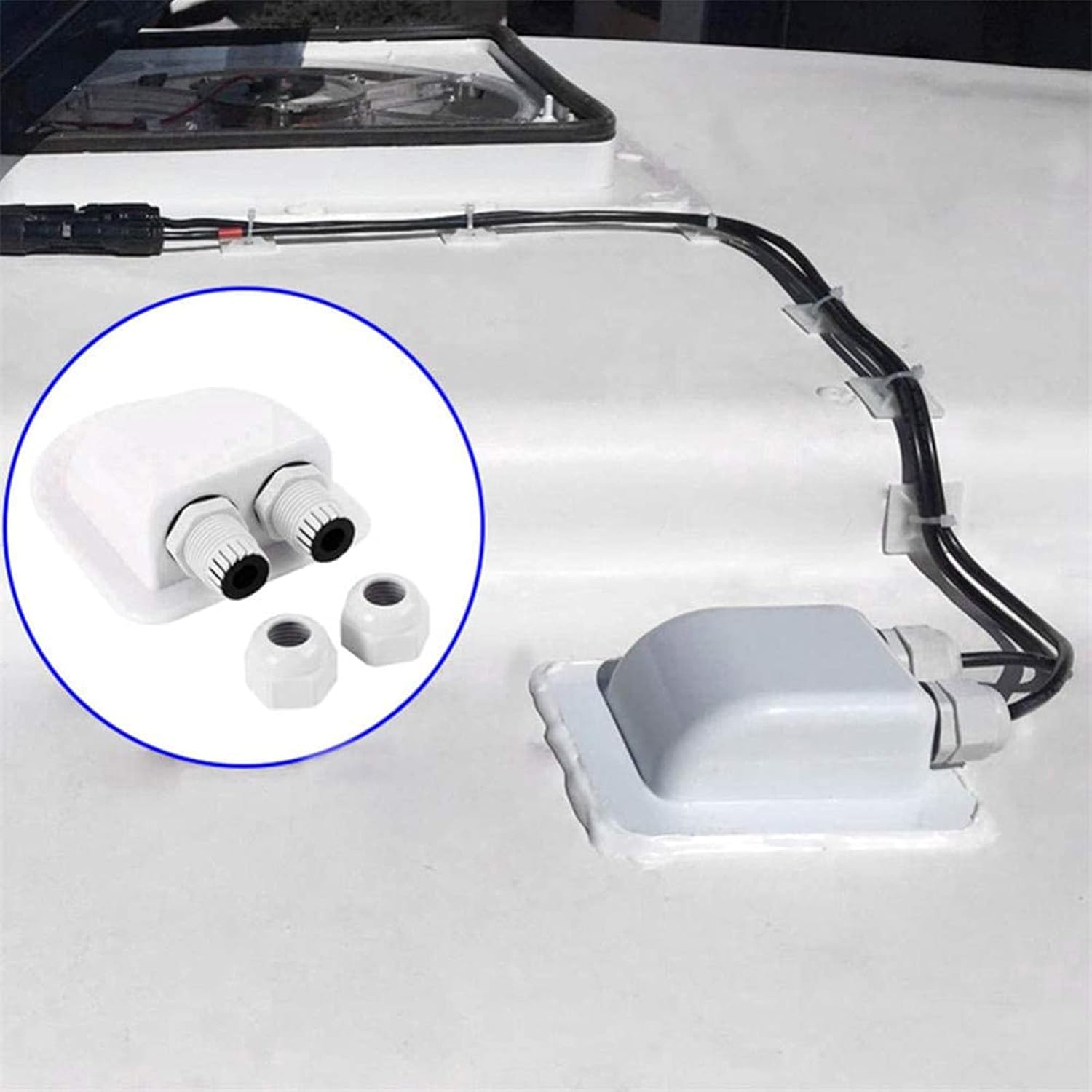 Roof Cable Entry, Double Cable Entry Gland Box, Solar Cable Entry Cable ...
