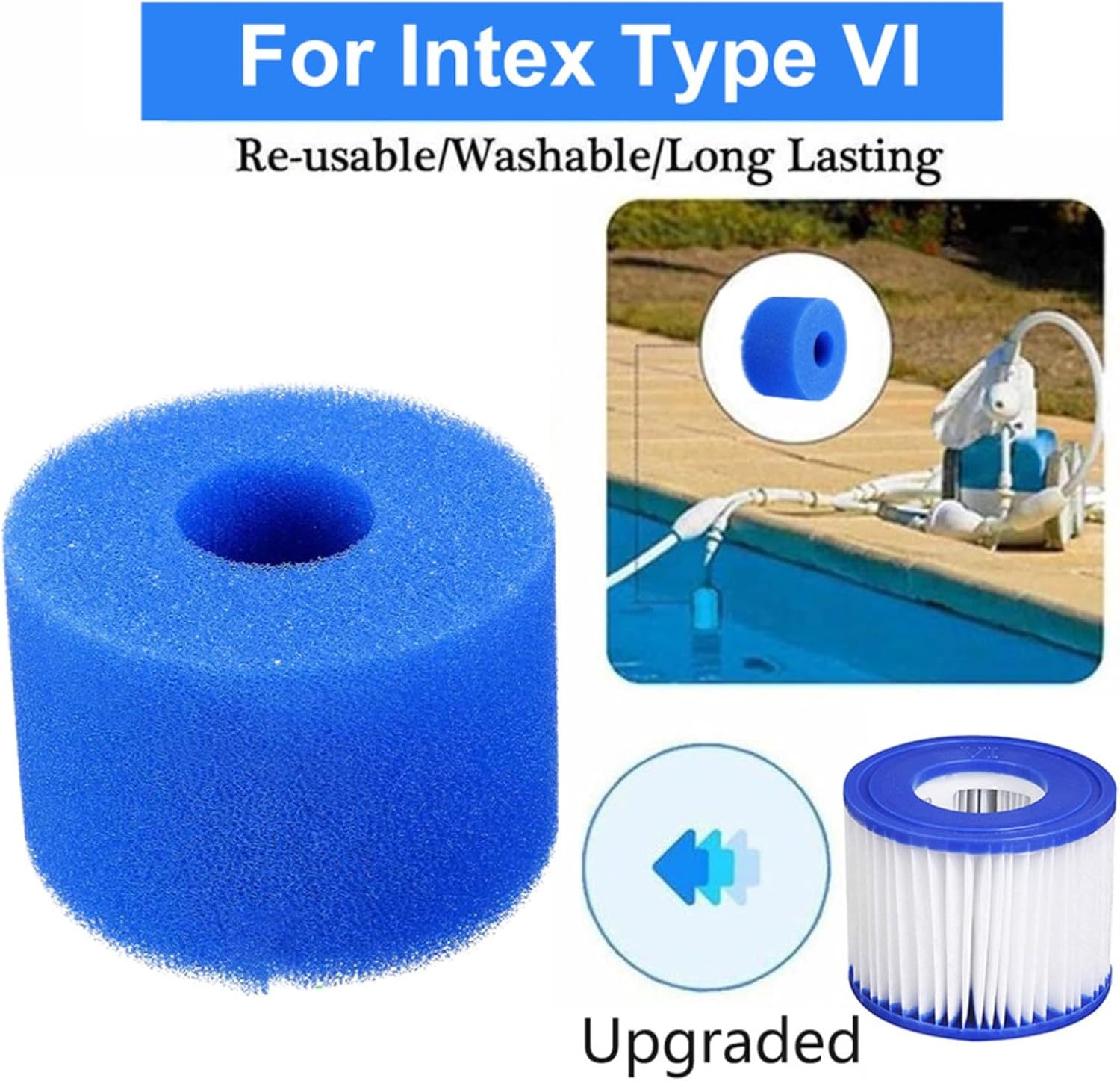 Poche s filtranti compatibili con Piscine Desjoyaux - confezione: 2 tasche da 30 micron