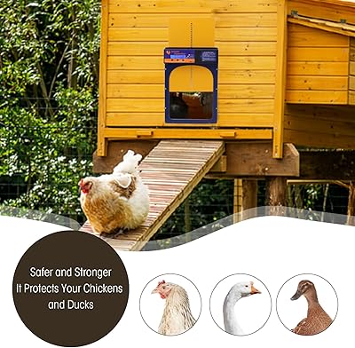 Puerta automática para gallinero