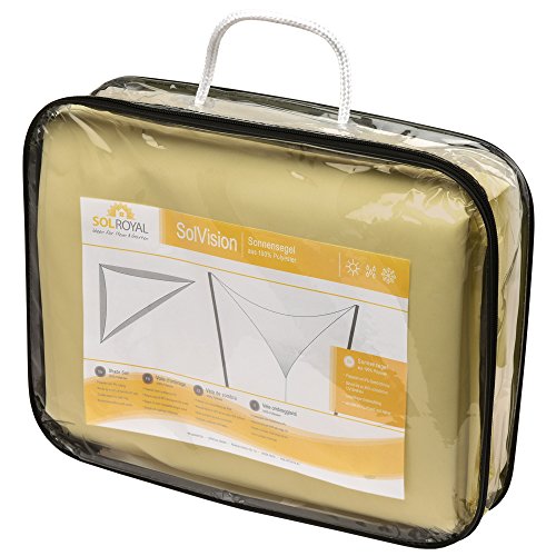 Sol Royal Voile d'ombrage - SolVision PS9 - PES Tissus deperlant - Protection solaire et UV