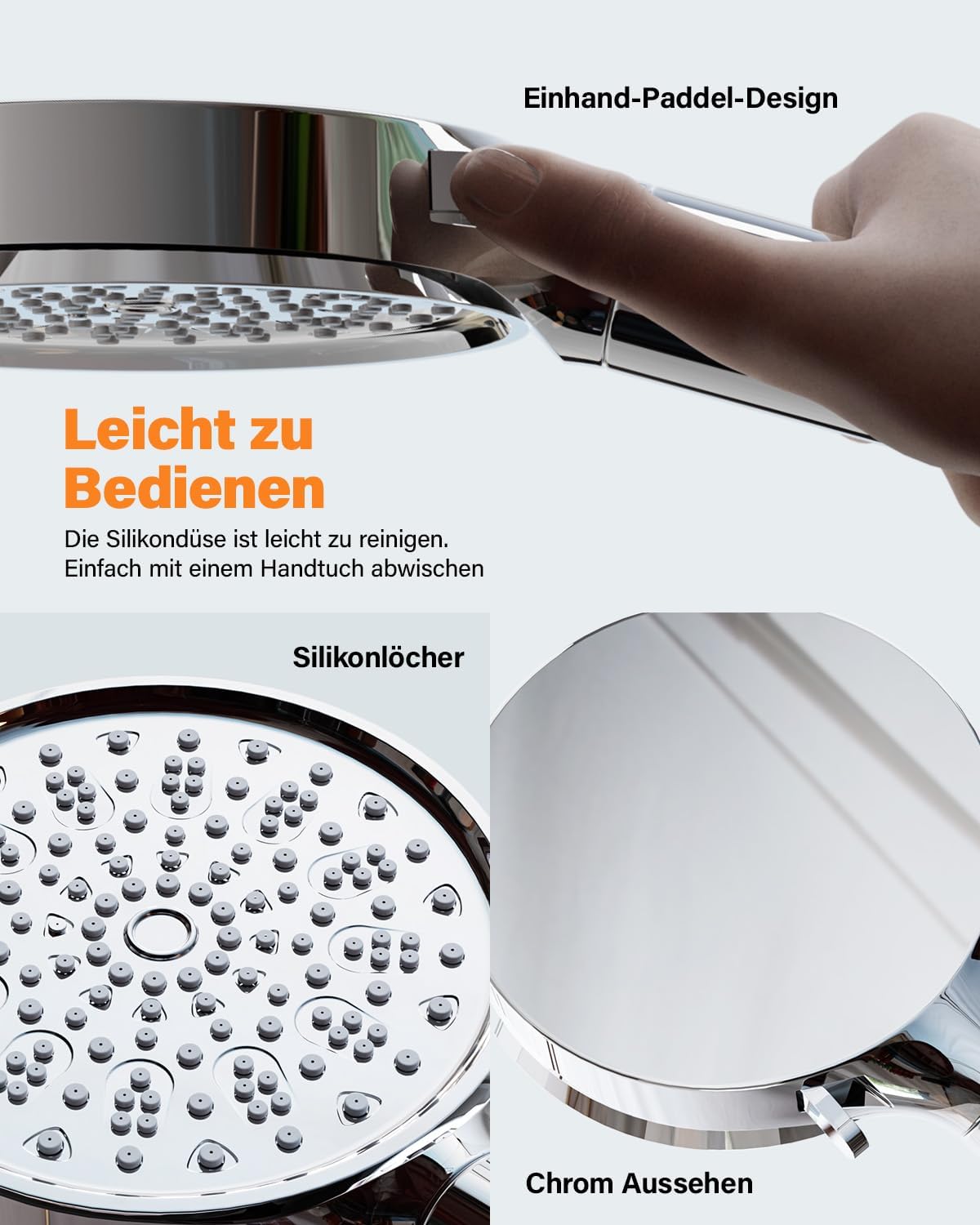 Cobbe Filtre Pommeau de douche Anti Calcaire avec 20 Étapes Filtre