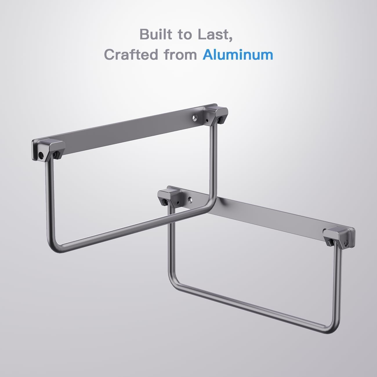 Estante plegable de aluminio que ahorra espacio