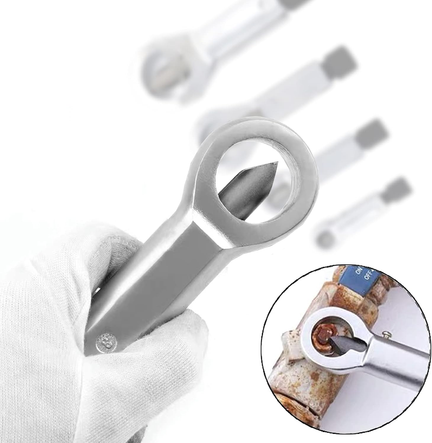 Remover Splitter Rouillé Ensemble Répartiteur D'Écrou Dissolvant De Séparateur D'Écrous Noix Rouillées Utilisé Pour Séparer Les Séparateurs Défectueux, Endommagés Et Corrodés12-16mm,Yeurié -Promos Brico Forte Boutique