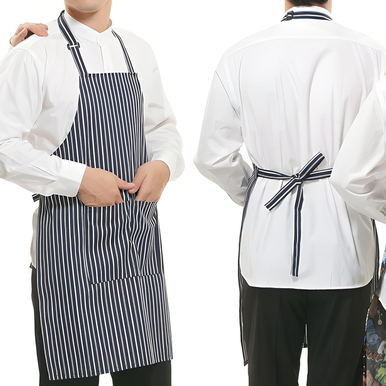 Grembiule Da Cucina Hahoo All'ingrosso Design A Strisce Grembiule Da Cucina Unis