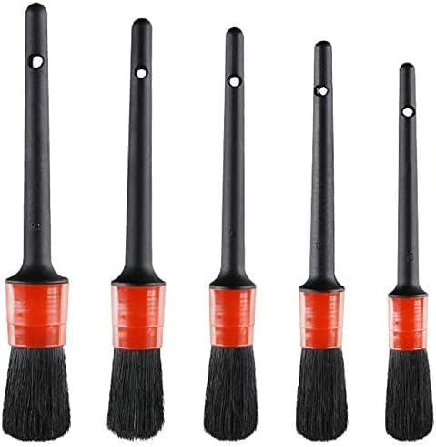 Pinceau Nettoyage Automobile Hifrom Pinceau De Du00e9tail, 2PCS Pinceaux , Automatique De Voiture Du00e9tail Brosse Pour Moteur/Tableau De Bord/Bouches D'au00e9ration Nettoyage Voiture