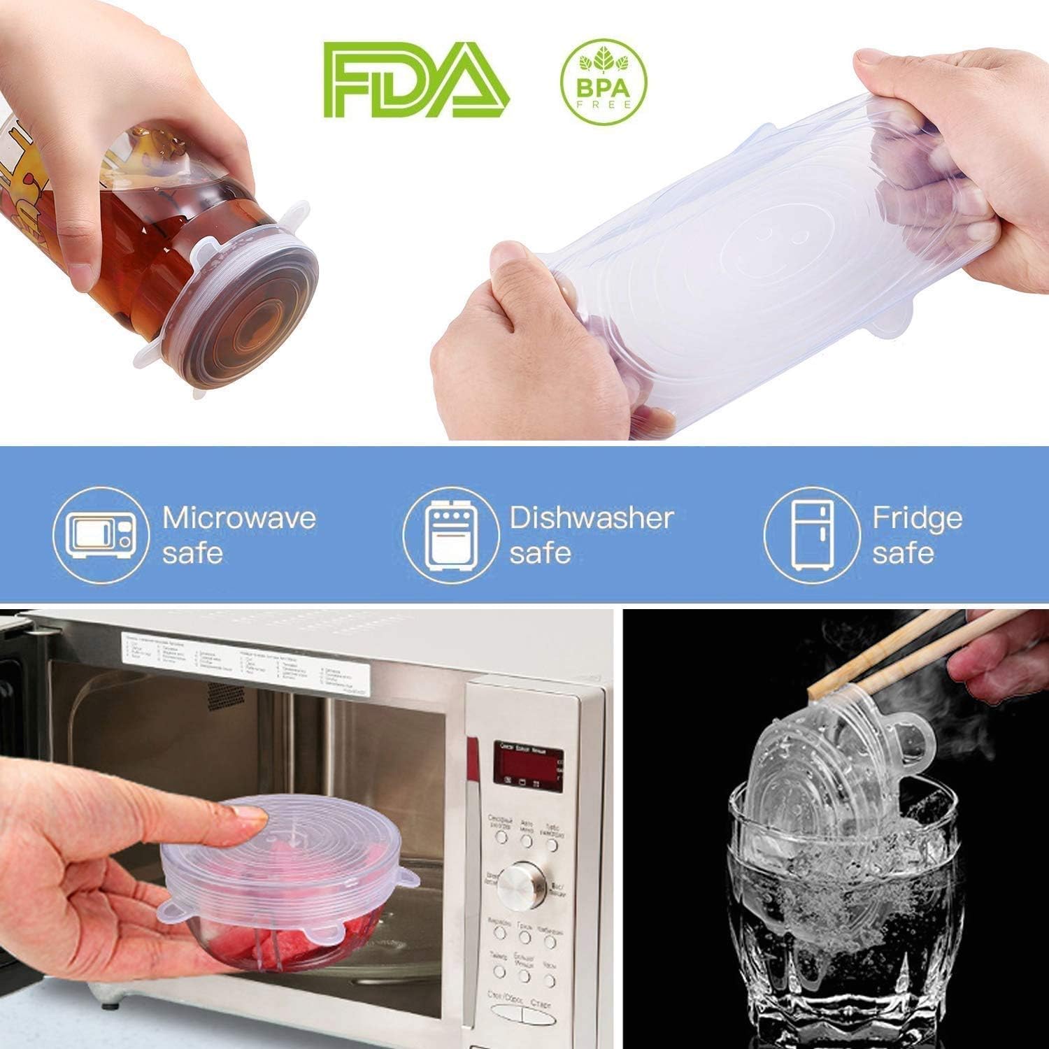 Couvercle Silicone Alimentaire, 12 Paquets De Couvercles Extensible En Silicone, Flexible, Réutilisable, Couvercles De Stockage De Nourriture Couvertures Extensibles D'épargnant -Promos Gout Cuisine Boutique AAHKMJXYDAFdJAOAIMEbOAchlkWZ0oakZn uVZ0mPidMNbILvCvspZ4oG3fPgIqc1P3kkKoDHhq1vNLKr4JRfX31iccqer43z6JOlK8WOfz ZA==