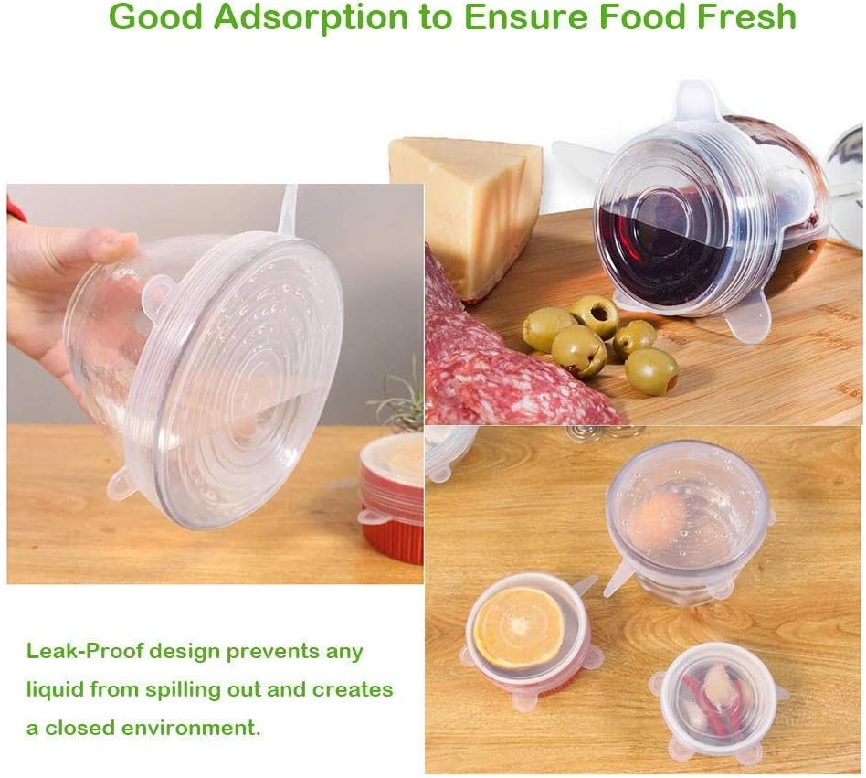 Couvercle Silicone Alimentaire, 12 Paquets De Couvercles Extensible En Silicone, Flexible, Réutilisable, Couvercles De Stockage De Nourriture Couvertures Extensibles D'épargnant -Promos Gout Cuisine Boutique AAHKMJXYDAFdJAOAIMEbOAchlkWZ0oakZn uVZ0mPidMNbILvCvspZ4oG3fPgIqc1P3mAkScKW81XQim05aYdi9Qb3Y0NpMlWJzwAaeqYC rrw==