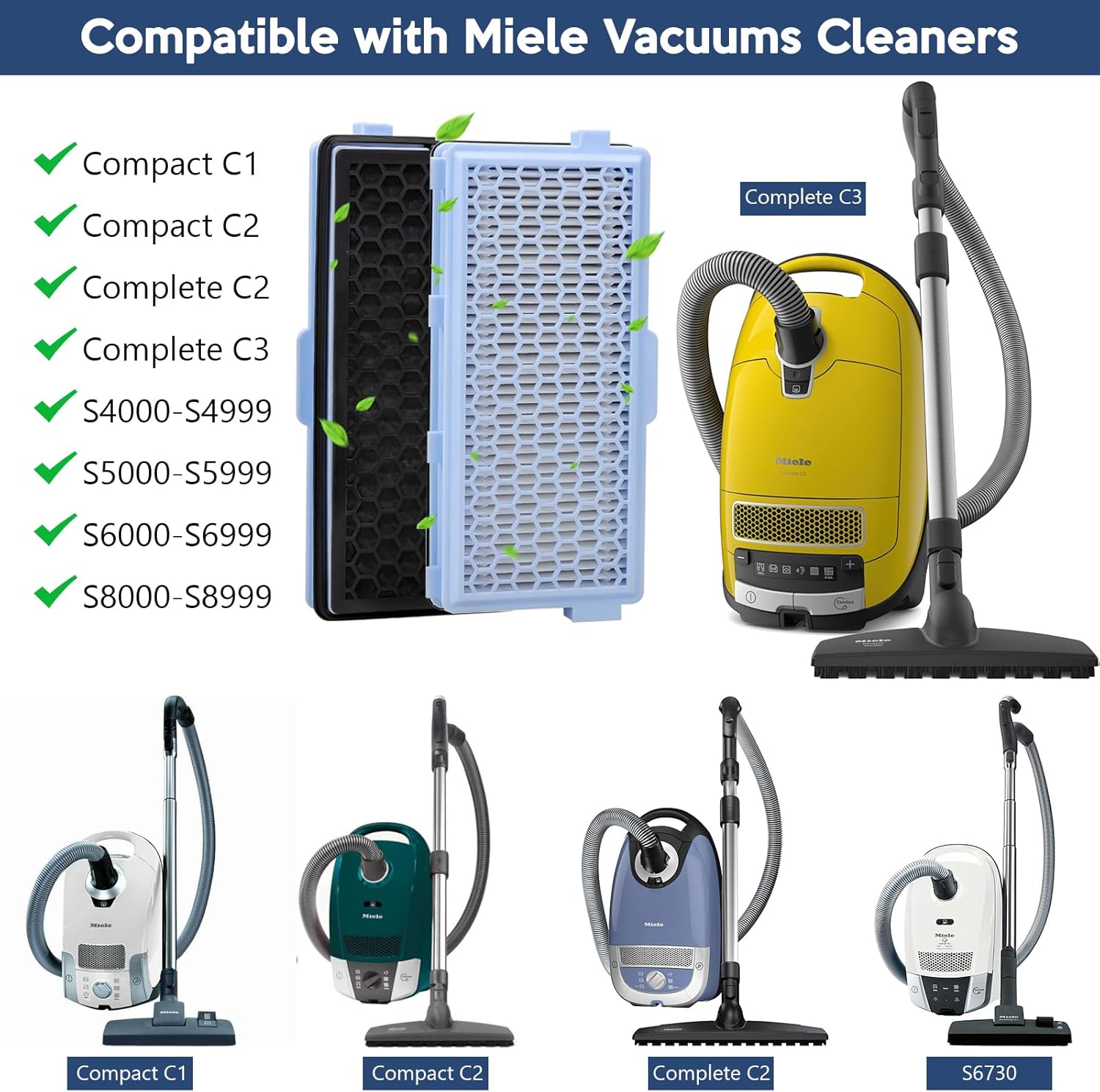 Confezione da 5 filtri di ricambio per filtri Pentair, EasyClean DE e