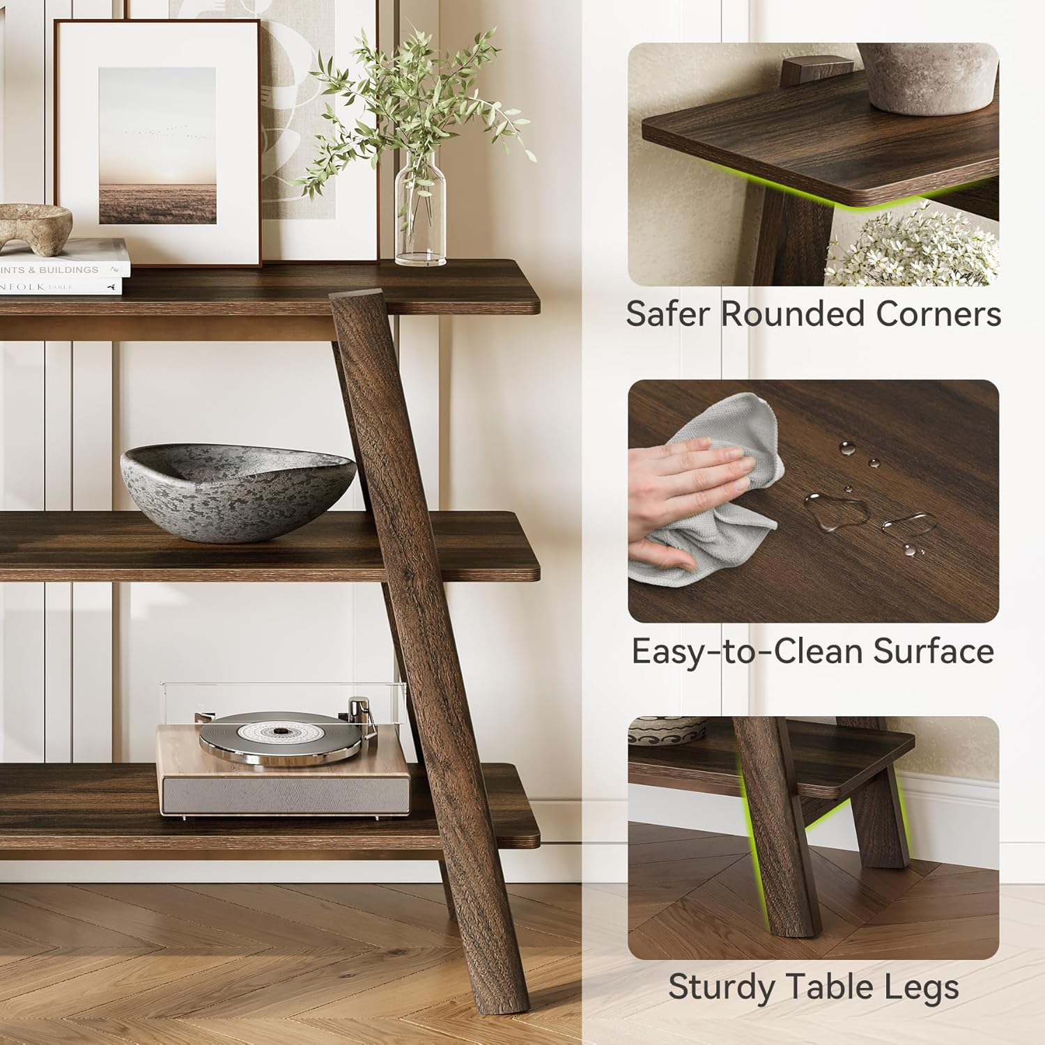 3-Tier Console Table Details