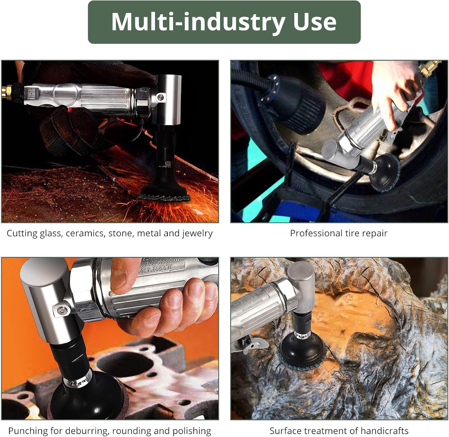 Zerone Meuleuse Pneumatique Machine De Gravure Pneumatique à Angle