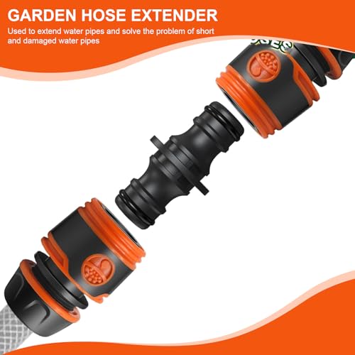 Lot De 4 Raccords De Jardin Universels 1/2 Pouce – Connecteurs D’arrosage Vert Et Gris