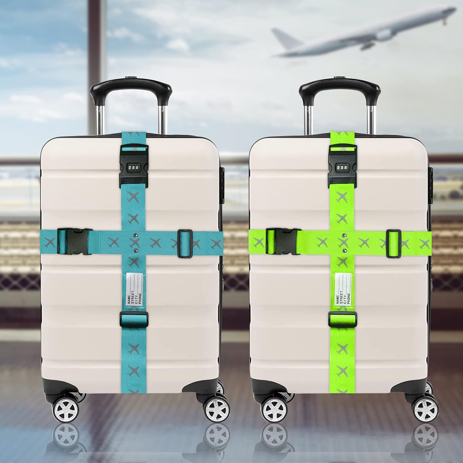 Sangle à bagages à clé - Go travel - La Boutique du Voyageur