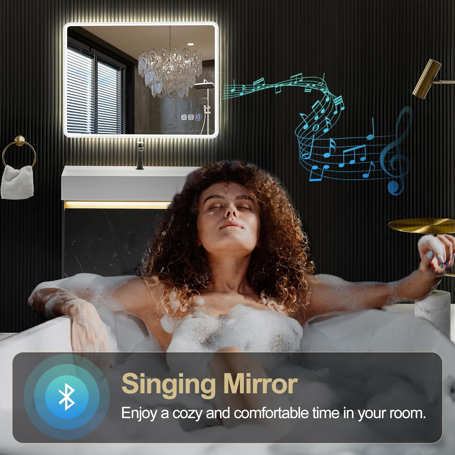 Miroir lumineux de salle de bain