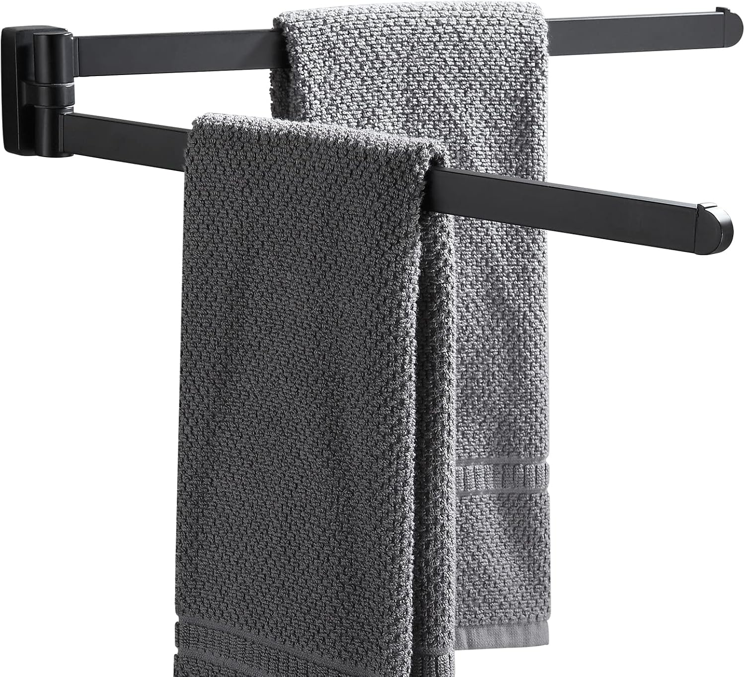 Porte-Serviettes pivotant Noir