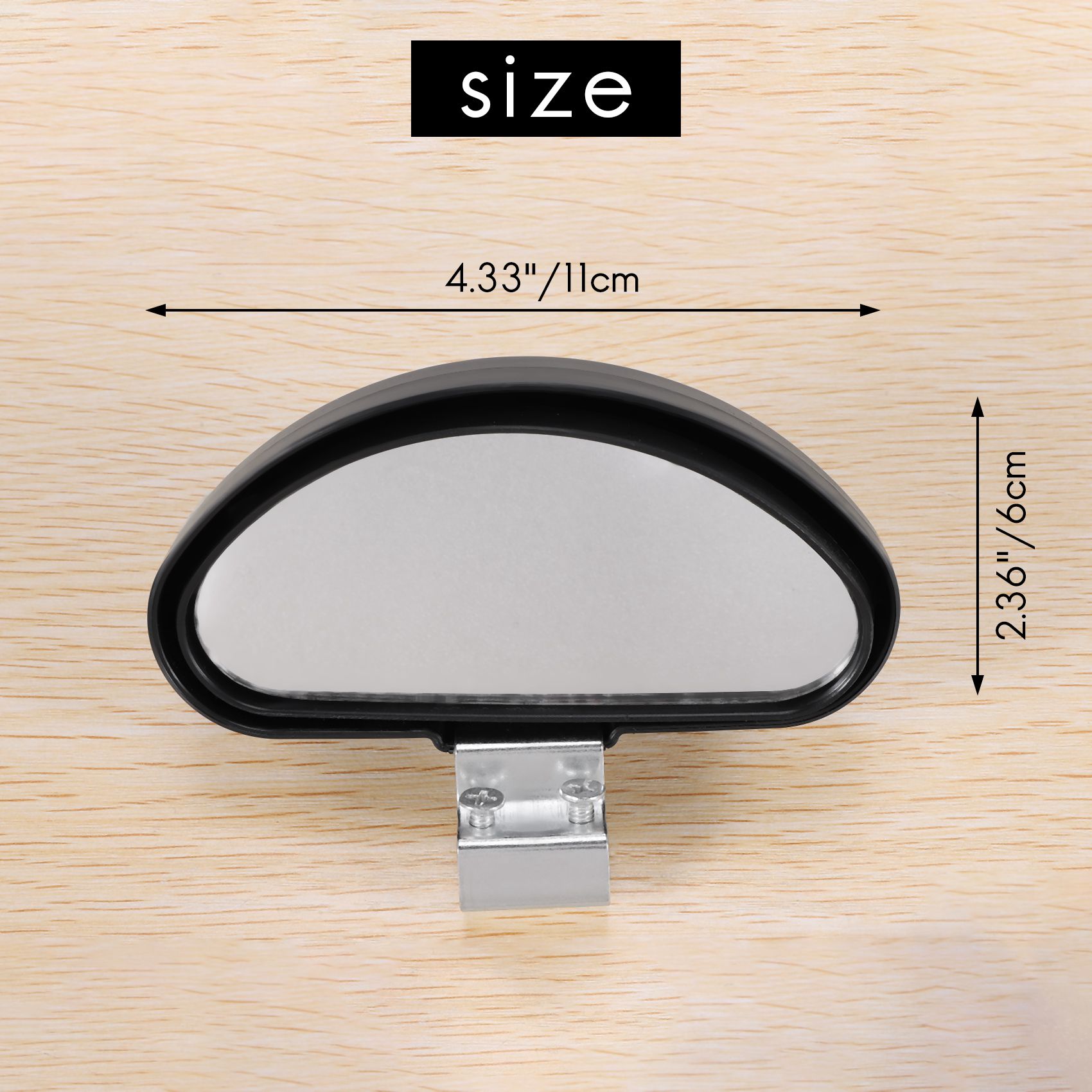 Gokeet Weitwinkel Spiegel 2er Set - Einstellbar Für Auto & Kleintransporter