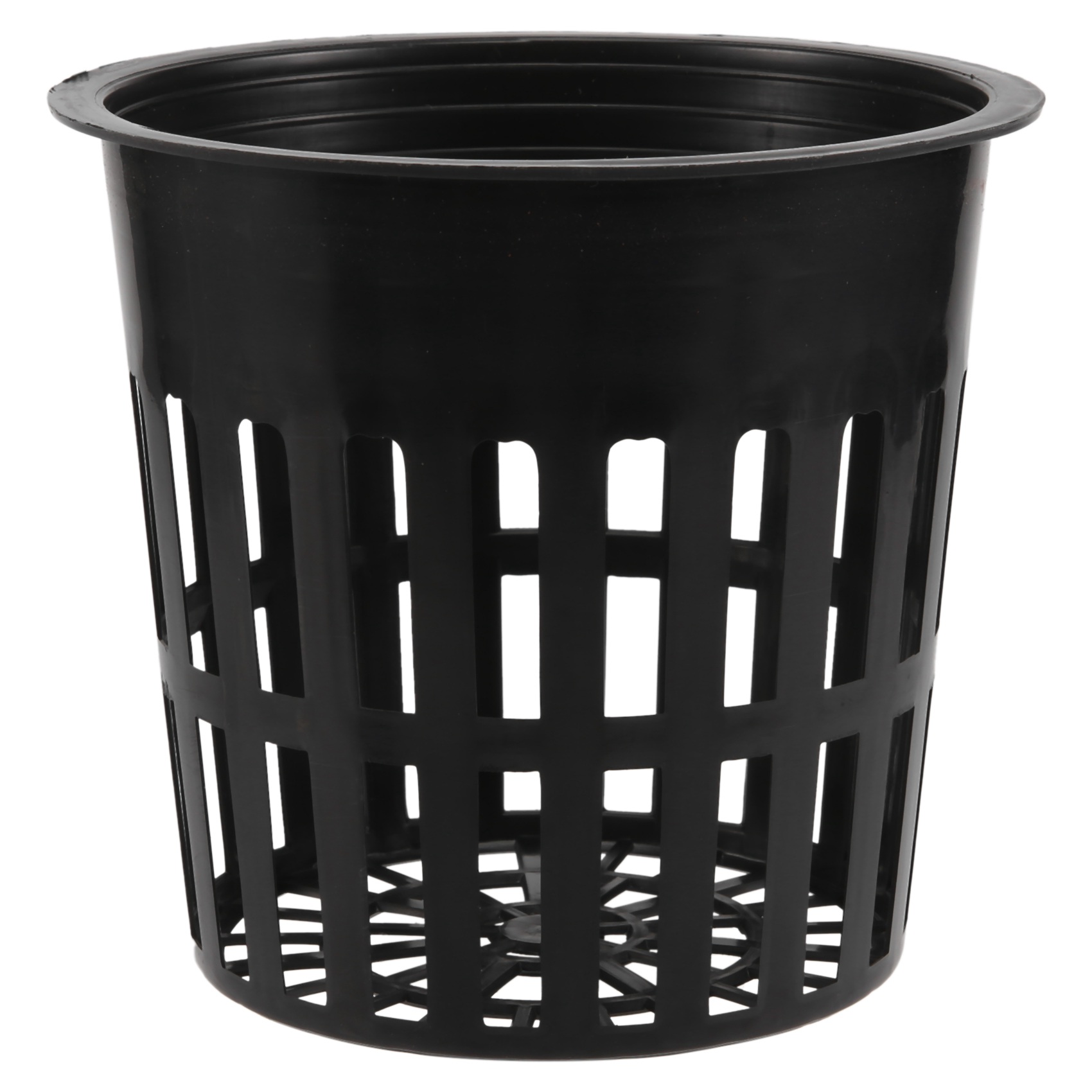 15 Pack 4 Inch Net Cups Slotted Mesh Wide Lip Filter Plant Pot Bucket ...