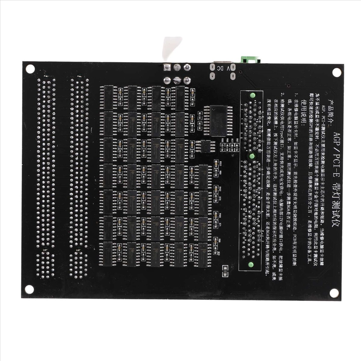 AGP PCI-E X16 Dual-Purpose Socket Tester Display Image Video Card ...