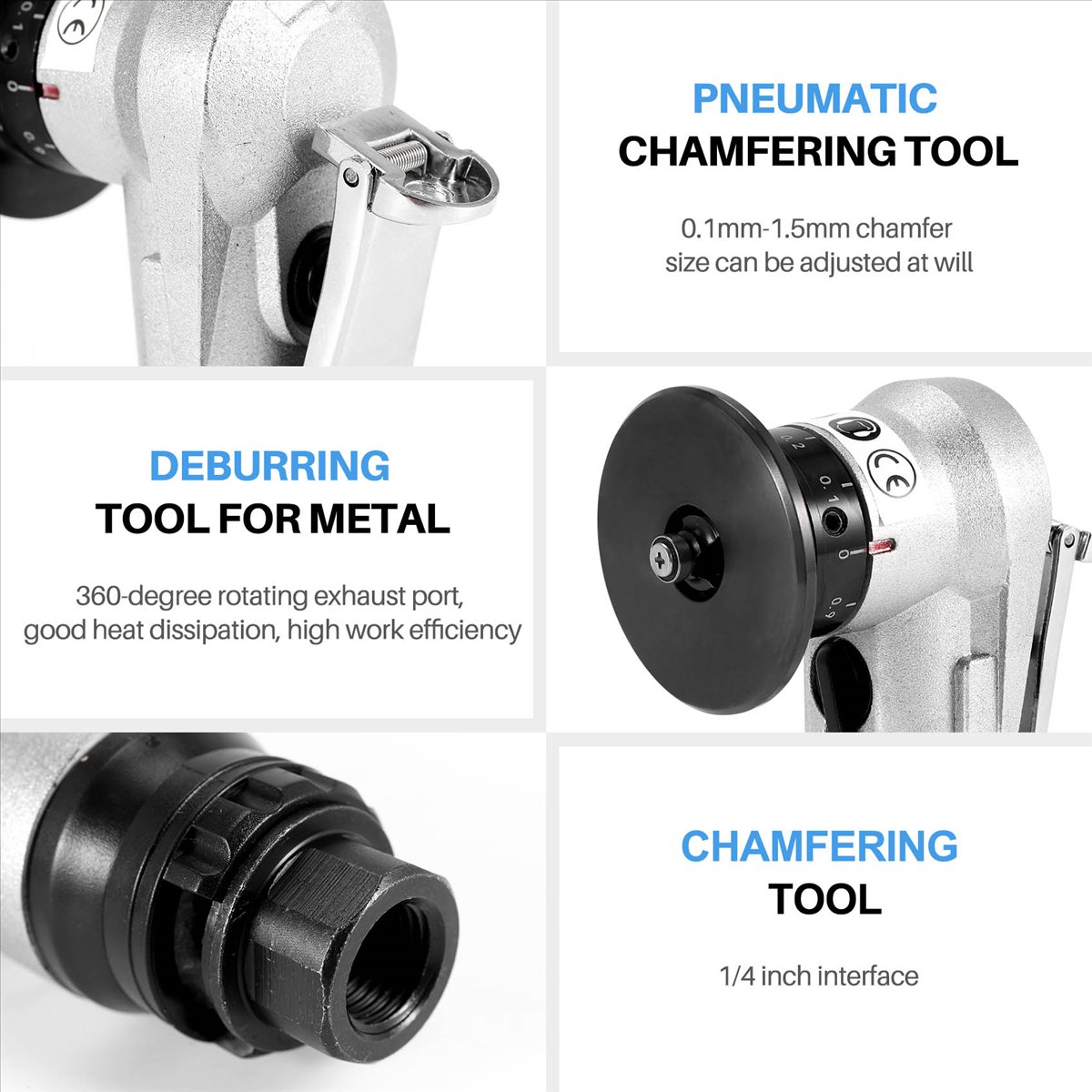 Manual Pneumatic Chamfering Machine, Linear Tools, 45 Degree Metal ...
