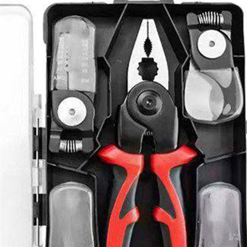Multi-Functional Tool 5-In-1 Replaceable Head Set Wire Stripper ...