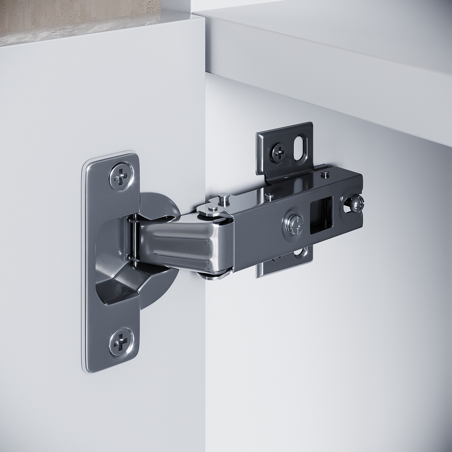 Bild 71 - Badmöbel Set Hochglanz Waschbecken Badezimmermöbel mit Spiegel Hochschrank Grau