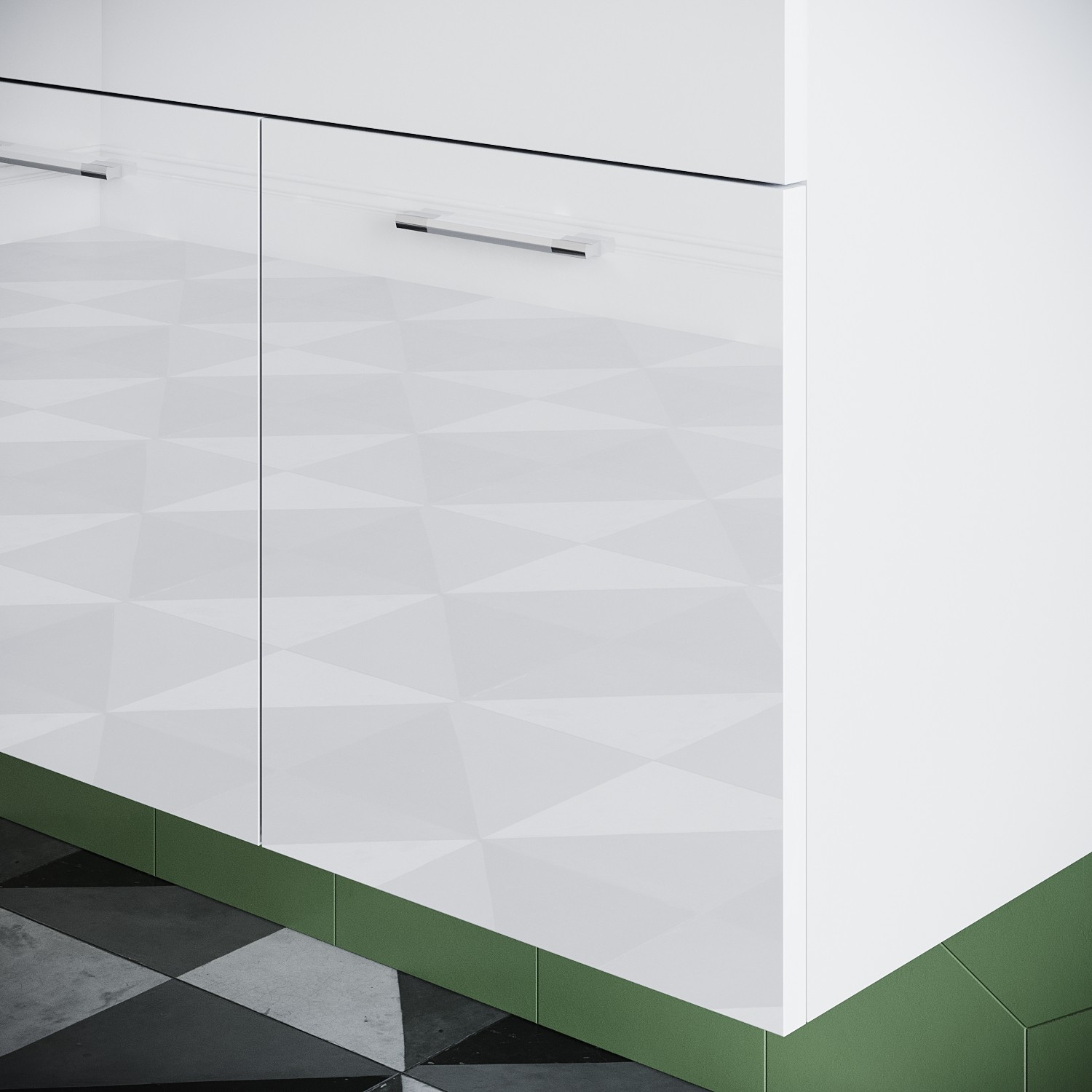 Bild 61 - Badmöbel Set Hochglanz Waschbecken Badezimmermöbel mit Spiegel Hochschrank Grau
