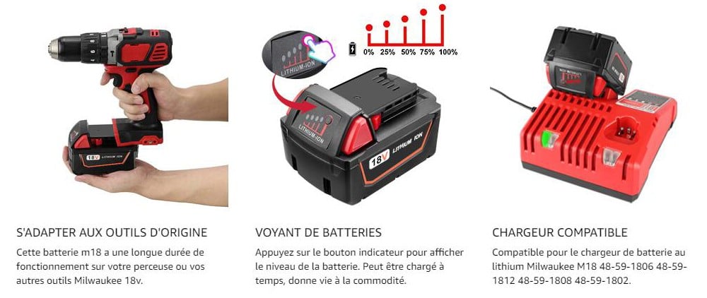 2X 5.0Ah 18V Batterie Pour Milwaukee M18 48-11-1850 48-11-1852 48-11-1820 48-11-1828 48-11-10 Milwaukee Batterie M18 -Varta || Makita || OSRAM Soldes AAHKMJXYDAFdJAOAIMEbOAchlnAxdU MwNSpOFPb6xOcG2GFrUNlQHsx6twoEbUV0fhpjTo7kSWeAlZAZyCb9SEKzIo wWh WqAb28yLaTf9BzNH1Sh09