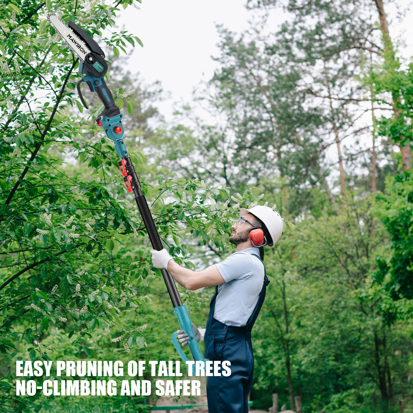 thumbnail image 2 of 6'' Cordless Chainsaw Kit | Compatible With Makita 18V Battery 2 of 13