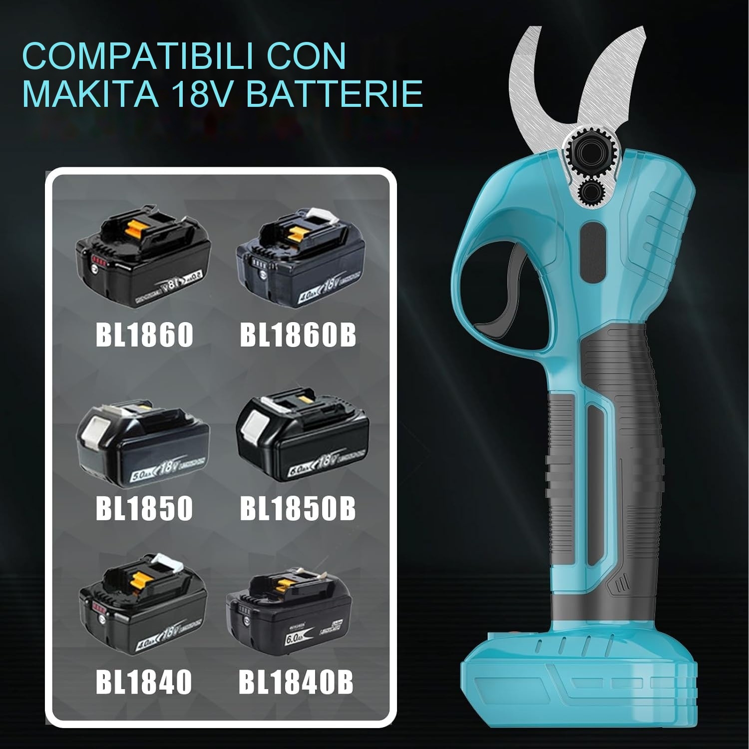 Cesoie Potatura A Batteria Da Giardino STERWINS, 3.6V, 1 Batteria Inclusa 87210006 - Foto 11