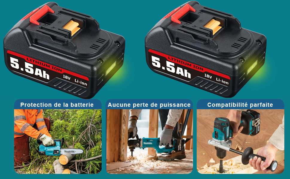 Makita Batterie 18V 5ah