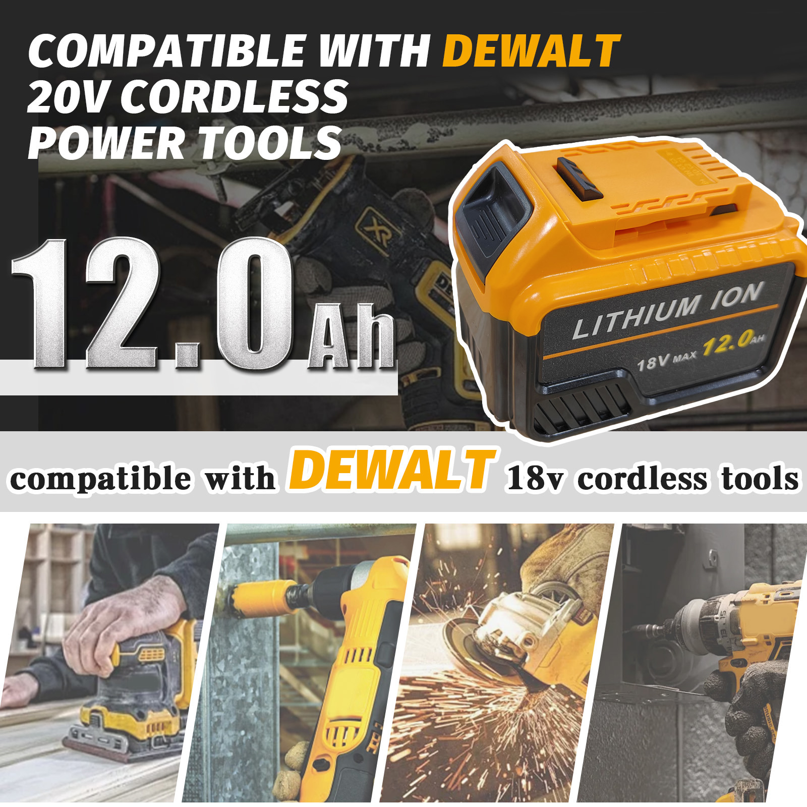 2 Pack Waitley 18V 5.0A DCB184 Replacement Battery | WhichOne