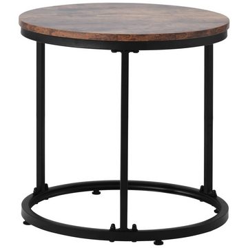 OKWISH Couchtisch Runder geschachtelter Beistelltisch Couchtisch (2-St)