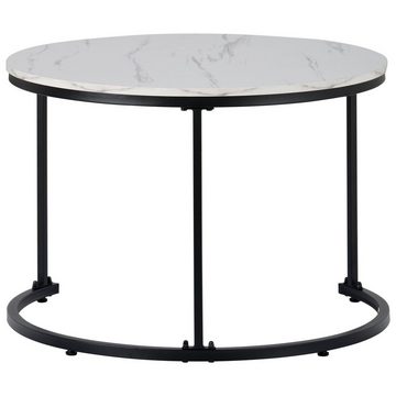 OKWISH Couchtisch Runder geschachtelter Beistelltisch Couchtisch (2-St)