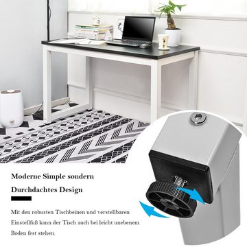OKWISH scrivania scrivania del computer scrivanie tavolo da ufficio, gambe del tavolo regolabili
