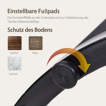 OKWISH Couchtisch Runder geschachtelter Beistelltisch Couchtisch (2-St)
