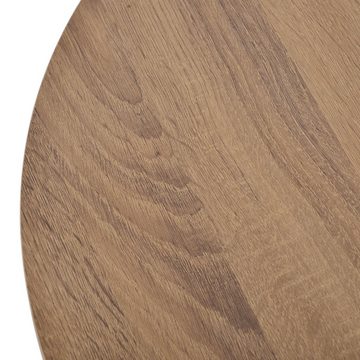 OKWISH Couchtisch Runder geschachtelter Beistelltisch Couchtisch (2-St)